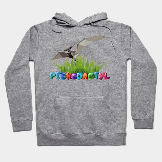 Pterodactyl Dinosaur Hoodie by DimDom